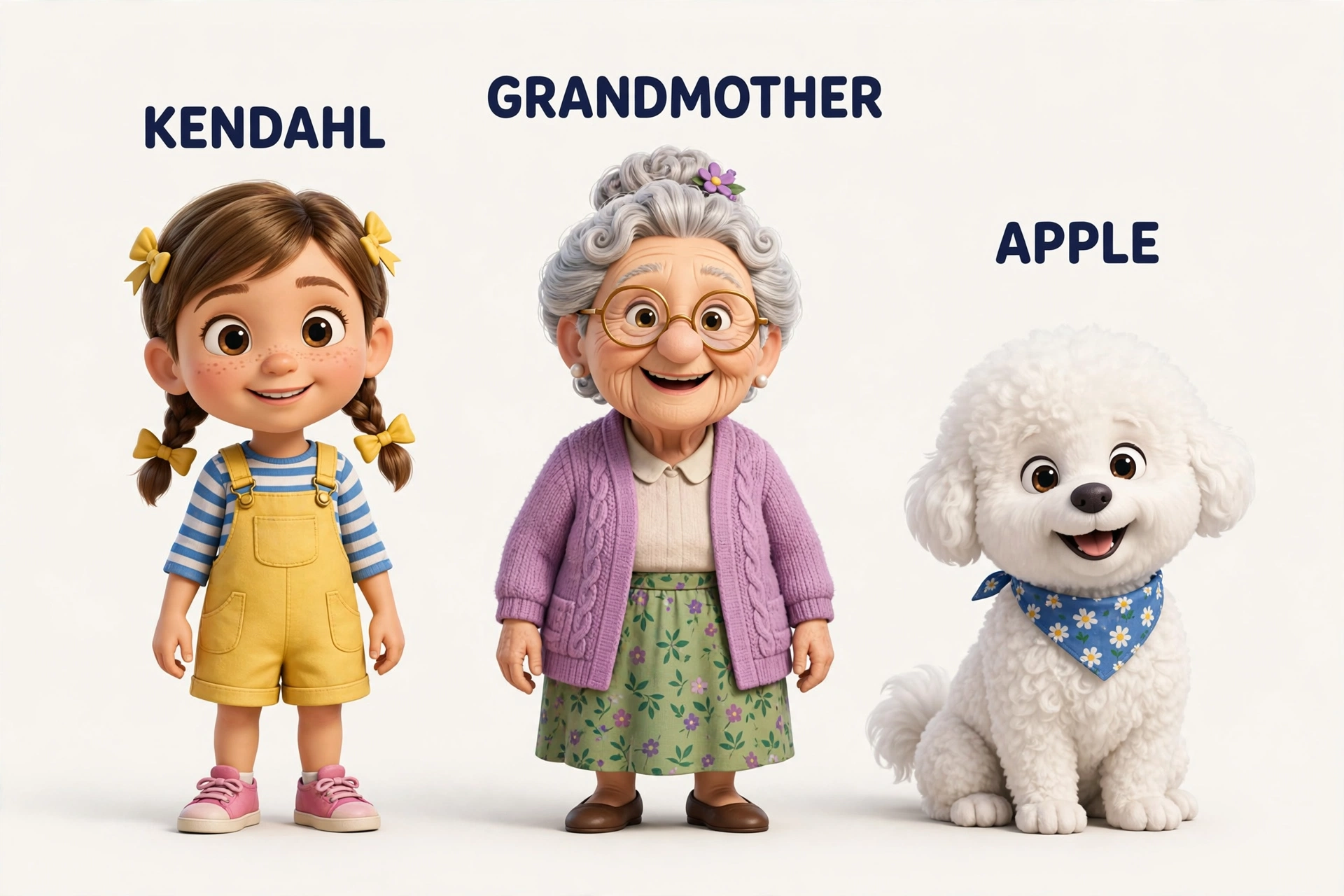 Character sheet: Kendahl, Grandmother and Apple